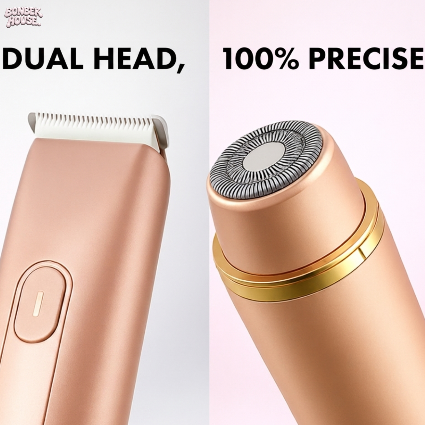 BONBEKHOUSE Dual-Head PRO — Professional Shaving Without Irritation